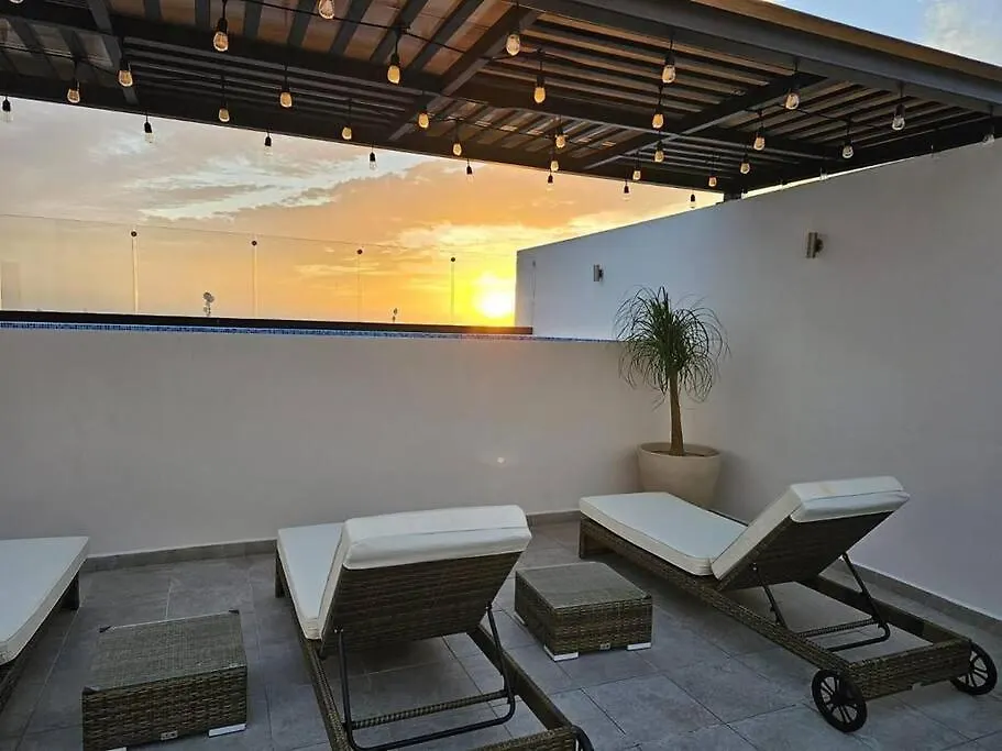 Depto Moderno 1Br Gimnasio Sauna Jacuzzi Y Piscina Rooftop Playa del Carmen 0*,